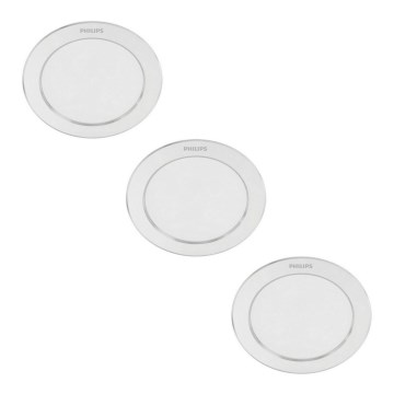 Philips - К-кт 3x LED Лампа за окачен таван 1xLED/3,5W/230V 2700K