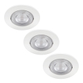 Philips - К-кт 3x LED Лампа за окачен таван TARAGON LED/4,5W/230V 2700K