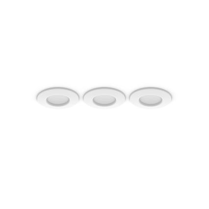 Philips - К-кт 3x LED RGBW Димируема лампа за окачен таван на баня Hue SLIM LED/8,3W/230V IP44 2000-6500K