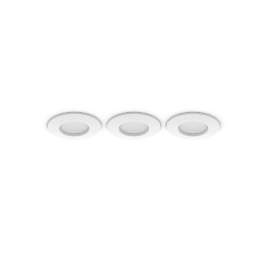 Philips - К-кт 3x LED RGBW Димируема лампа за окачен таван на баня Hue SLIM LED/8,3W/230V IP44 2000-6500K