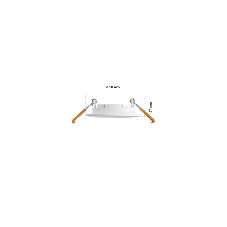 Philips - К-кт 3x LED RGBW Димируема лампа за окачен таван на баня Hue SLIM LED/8,3W/230V IP44 2000-6500K