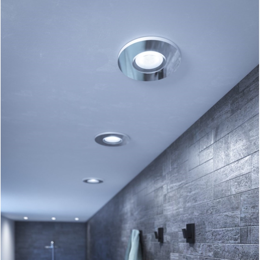 Philips - К-кт 3x LED Димируема лампа за вграждане в баня Hue ADORE BATHROOM 1xGU10/4,2W/230V 2200-6500K IP44