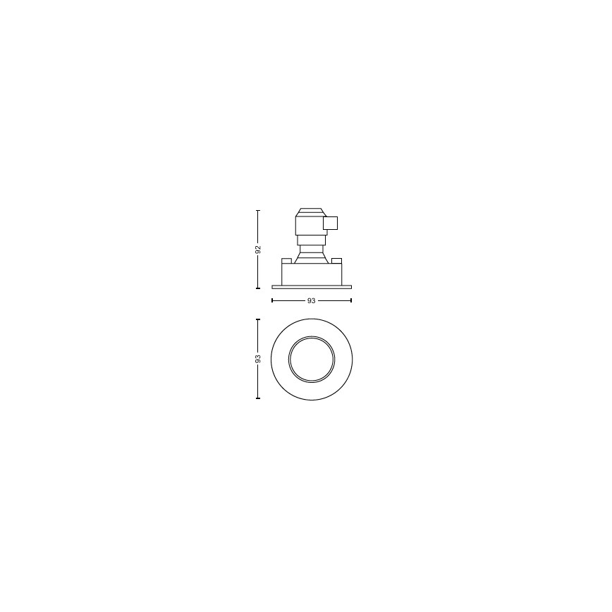 Philips - К-кт 3x LED Димируема лампа за вграждане в баня Hue ADORE BATHROOM 1xGU10/4,2W/230V 2200-6500K IP44