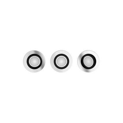 Philips - К-кт 3xLED RGBW Димируема лампа за вграждане Hue CENTURA 1xGU10/4,2W/230V 2000-6500K