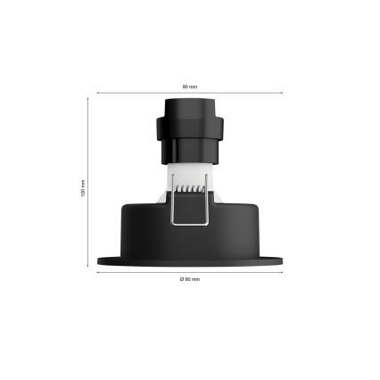 Philips - К-кт 3xLED RGBW Димируема лампа за вграждане Hue CENTURA 1xGU10/4,2W/230V 2000-6500K