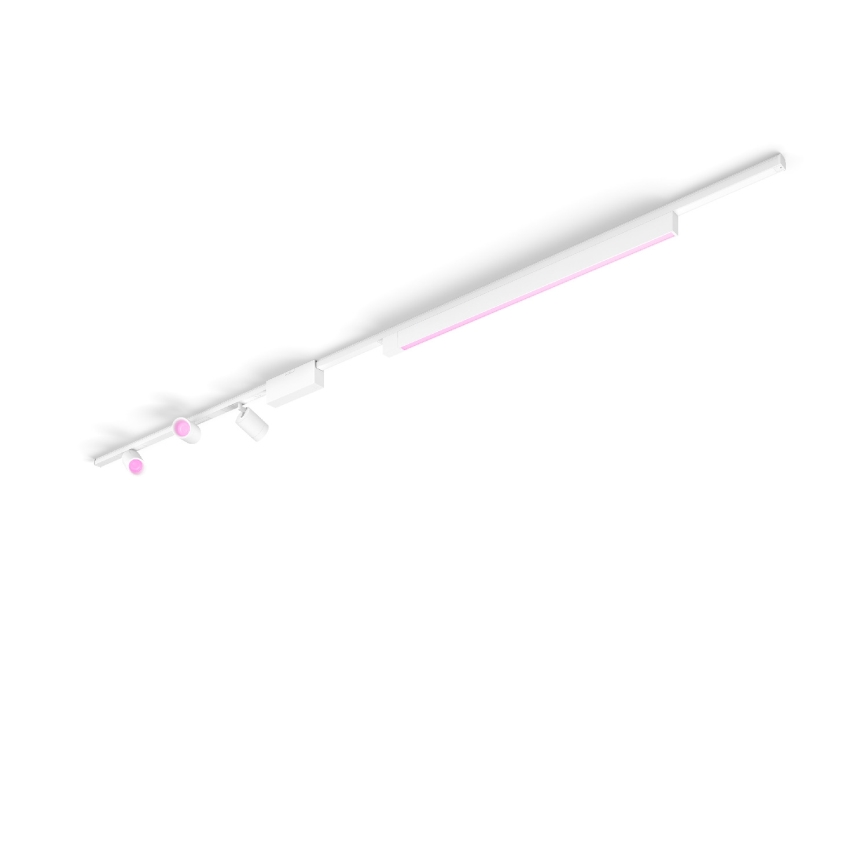 Philips - К-кт 4бр.LED RGB Dдимируеми лампи за релсова система Hue PERIFO LED RGB/44,6W/230V 2000-6500K