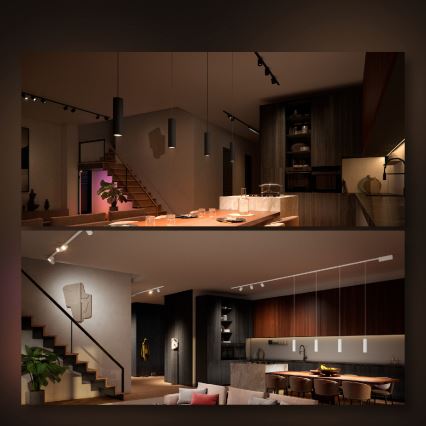 Philips  - К-кт 4бр.LED RGB димируеми спотове за релсова система Hue PERIFO LED RGB/20,8W/230V 2000-6500K