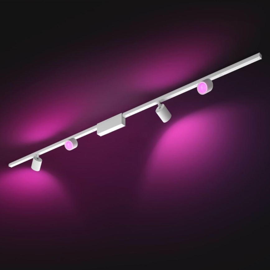 Philips  - К-кт 4бр.LED RGB димируеми спотове за релсова система Hue PERIFO LED RGB/20,8W/230V 2000-6500K