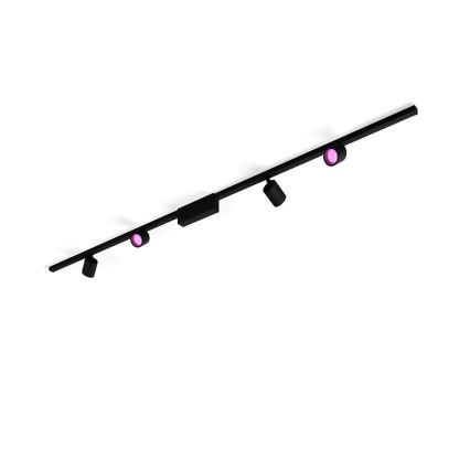 Philips  - К-кт 4xLED RGB Димируем спот за релсова система Hue PERIFO LED/20,8W/230V 2000-6500K