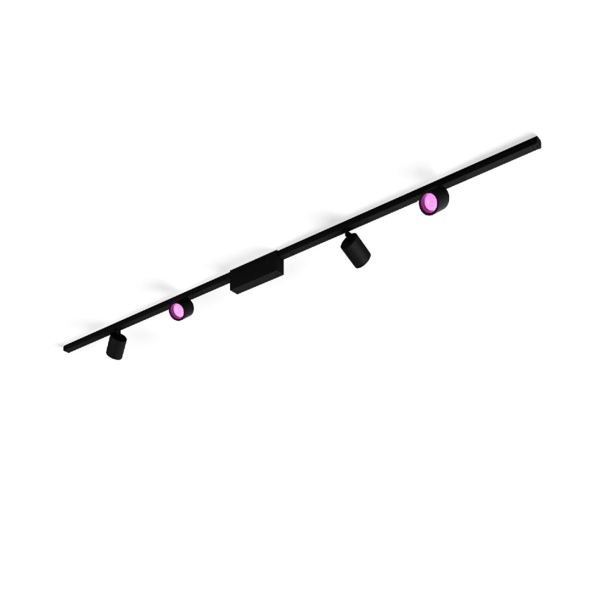 Philips  - К-кт 4xLED RGB Димируем спот за релсова система Hue PERIFO LED/20,8W/230V 2000-6500K