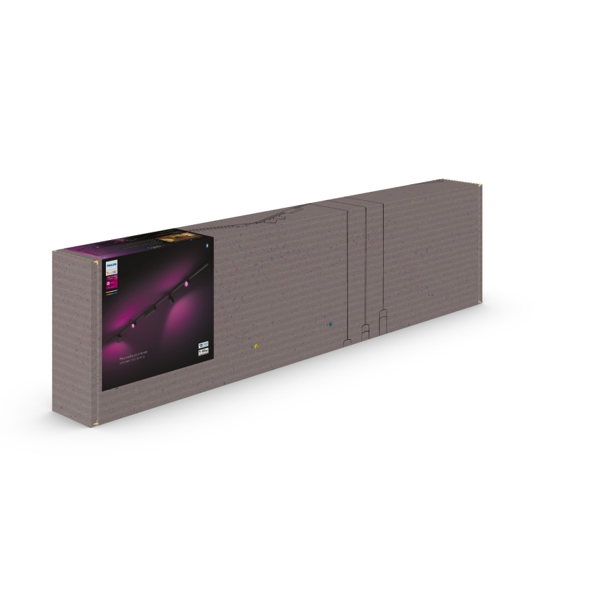 Philips  - К-кт 4xLED RGB Димируем спот за релсова система Hue PERIFO LED/20,8W/230V 2000-6500K