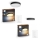Philips - КОМПЛЕКТ 1x димируема LED таванна лампа Hue ENRAVE Ø 42,5 см LED/33,5W/230V + 1x димируема LED таванна лампа Hue Ø 26,1 см LED/9,6W/230V + 2x дистанционни управления