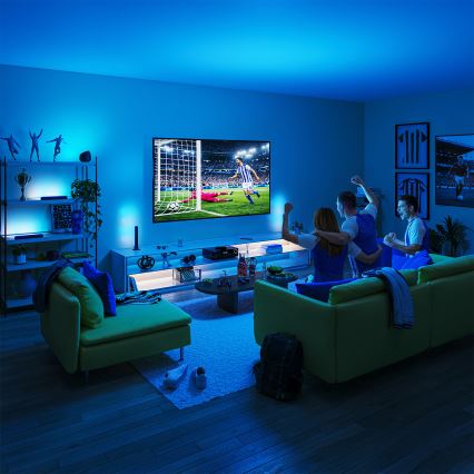 Philips - КОМПЛЕКТ 2x LED RGBIC димируемо осветително тяло SMART GRADIENT LED/8W/230V 2700-6500K Wi-Fi