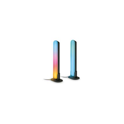 Philips - КОМПЛЕКТ 2x LED RGBIC димируемо осветително тяло SMART GRADIENT LED/8W/230V 2700-6500K Wi-Fi
