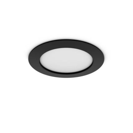 Philips - Комплект от 2 димируеми вградени LED RGBW осветителни тела за баня Hue SLIM LED/12W/230V 2000-6500K черни IP44