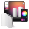 Philips - Комплект 2x LED RGBW димируемо прожекционно осветително тяло Hue PLAY LED/20W/230V 2000–6500K бяло