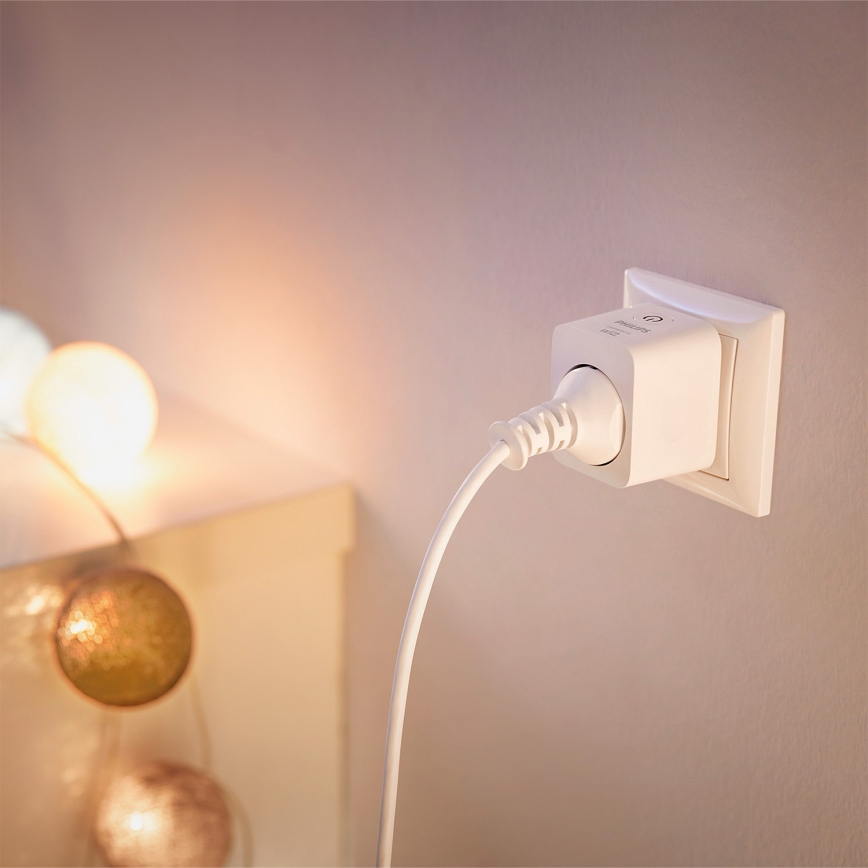 Philips - комплект 2x умен контакт SCHUKO 2300W + измервател на мощността Wi-Fi