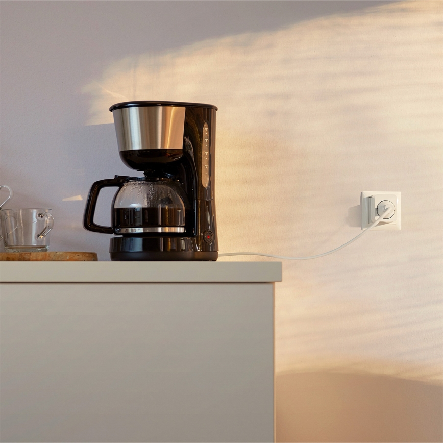 Philips - комплект 2x умен контакт SCHUKO 2300W + измервател на мощността Wi-Fi