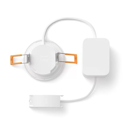 Philips - комплект от 2 броя димируеми LED RGBW вградени осветителни тела за баня Hue SLIM LED/8,3W/230V 2000-6500K бяло IP44