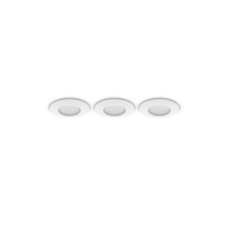 Philips - KОМПЛЕКТ 3x LED RGBW Димируемо вградено осветително тяло за баня Hue SLIM LED/8,3W/230V 1000-20000K бяло P44