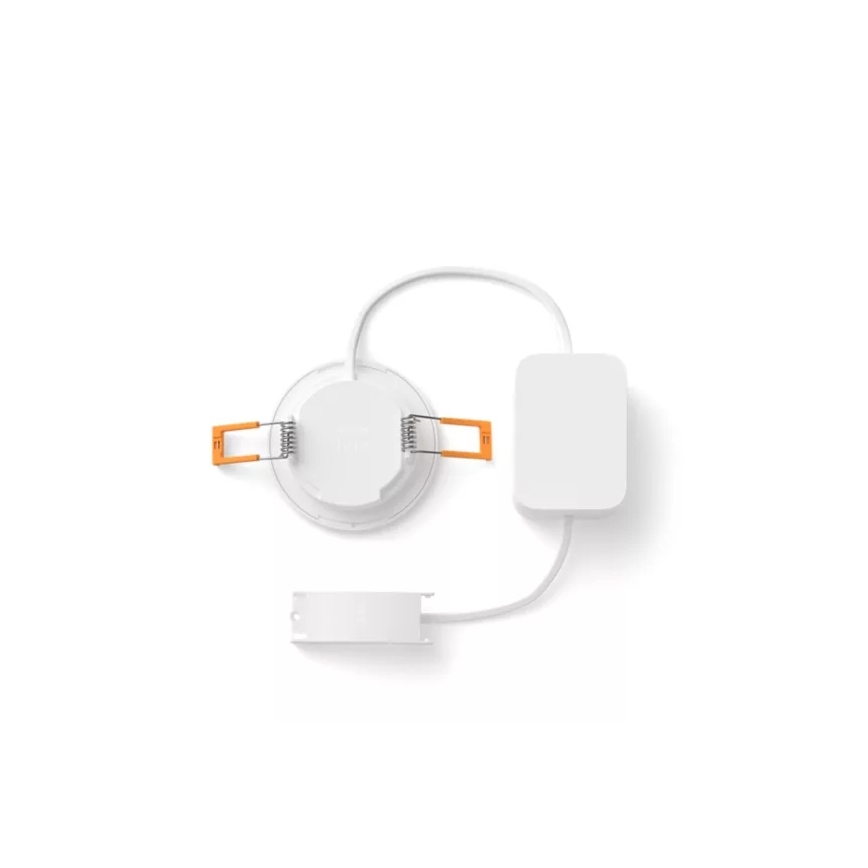 Philips - KОМПЛЕКТ 3x LED RGBW Димируемо вградено осветително тяло за баня Hue SLIM LED/8,3W/230V 1000-20000K бяло P44