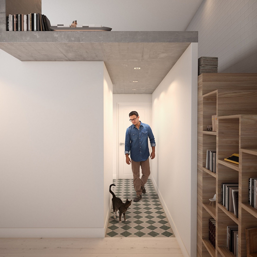 Philips - комплект от 3 LED RGBW димируеми вградени осветителни тела DONEGAL 1xGU10/4,8W/230V + дистанционно управление