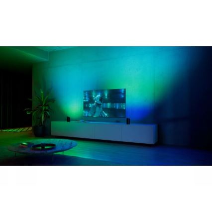 Philips - КОМПЛЕКТ 2x RGBW LED димируеми прожектори Hue PLAY LED/20W/230V 2000–6500K черни