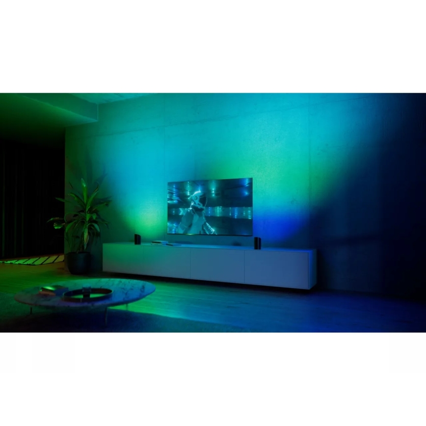 Philips - КОМПЛЕКТ 2x RGBW LED димируеми прожектори Hue PLAY LED/20W/230V 2000–6500K черни