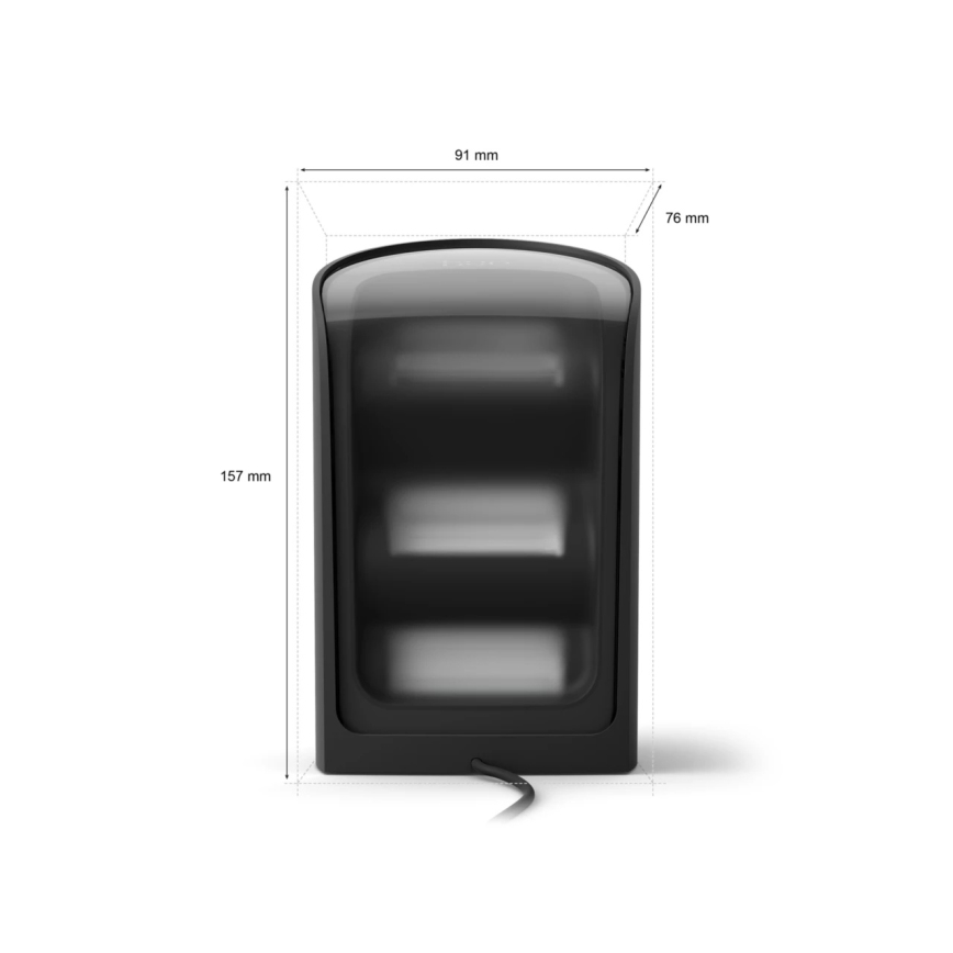 Philips - КОМПЛЕКТ 2x RGBW LED димируеми прожектори Hue PLAY LED/20W/230V 2000–6500K черни