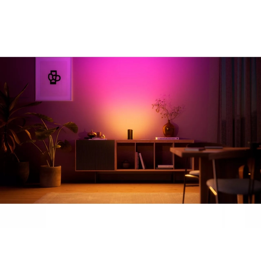 Philips - КОМПЛЕКТ 2x RGBW LED димируеми прожектори Hue PLAY Wall Washer LED/20W/230V 2000–6500K черни
