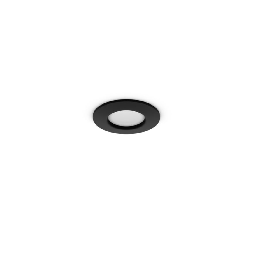 Philips - Комплект от 2 димируеми вградени LED RGBW осветителни тела за баня Hue SLIM LED/8,3W/230V 2000-6500K, черно, IP44
