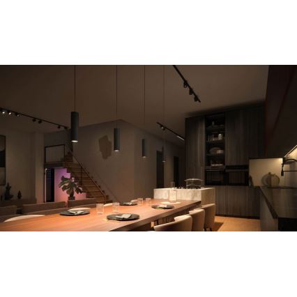 Philips - Комплект 3x LED RGBW димируеми полилеи на кабел за релсова система Hue PERIFO LED/15,6W/230V 2000-6500K