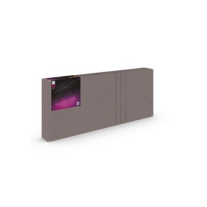 Philips - Комплект 3x LED RGBW димируеми полилеи на кабел за релсова система Hue PERIFO LED/15,6W/230V 2000-6500K