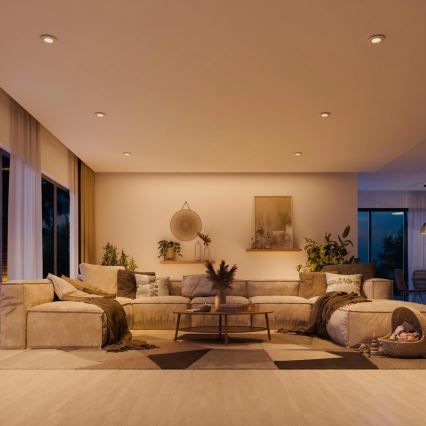 Philips - комплект от 3 вградени осветителни тела PERIDOT 1xGU10/7W/230V, бели