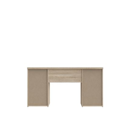 Писменно бюро ARENO бяло/дъб сонома