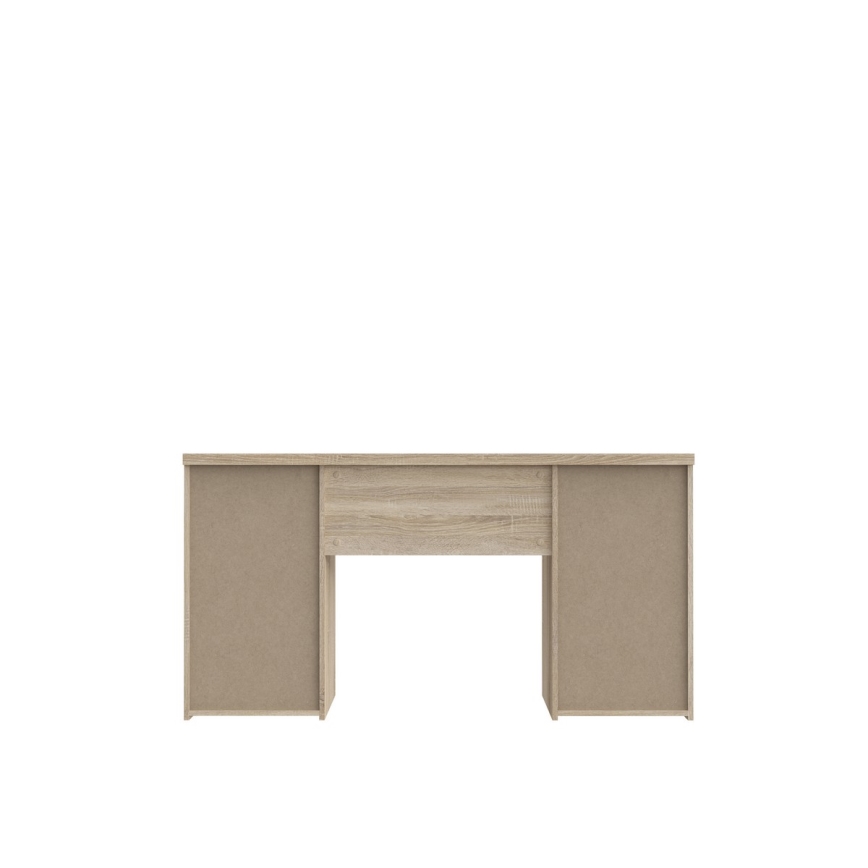 Писменно бюро ARENO бяло/дъб сонома