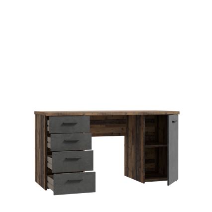 Писмено бюро ARENO кафяво/графит