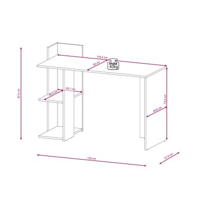 Писмено бюро MARLO дъб artisan/антрацит