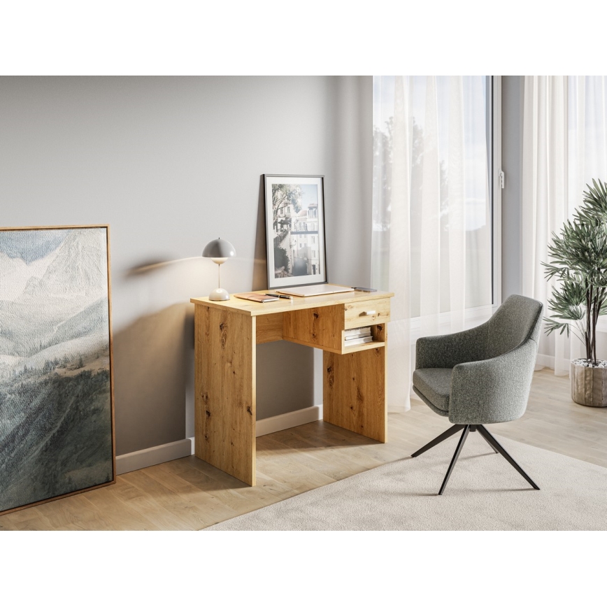 Писмено бюро RICO, цвят дъб Artisan