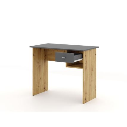 Писмено бюро RICO дъб Artisan/сиво