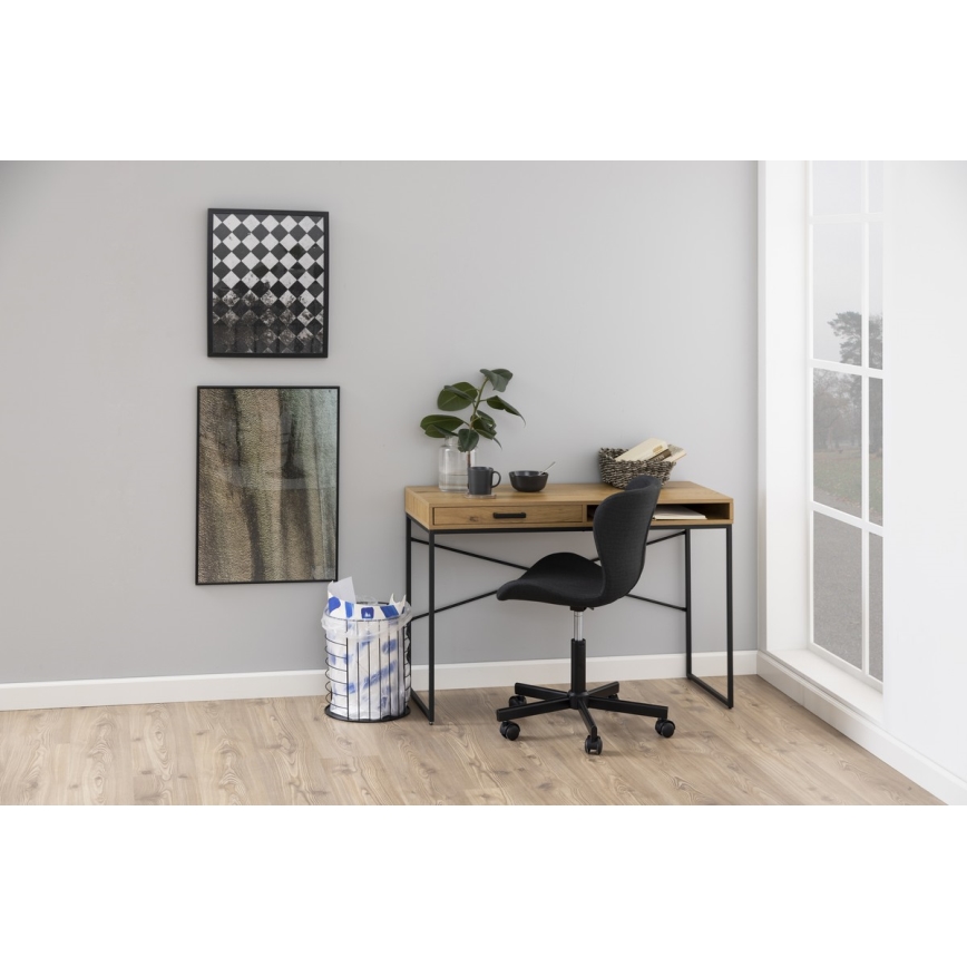 Писмено бюро SARON дъб/черно