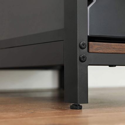 Писмено бюро SOLEA кафяво/черно