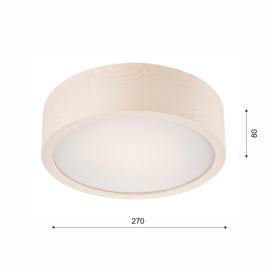 Плафон 1xE27/60W/230V бор 