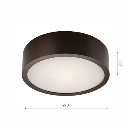 Плафон 1xE27/60W/230V бор