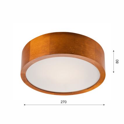 Плафон 1xE27/60W/230V бор