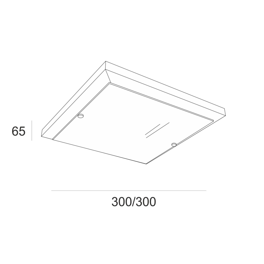 Плафон 1xE27/60W/230V бор