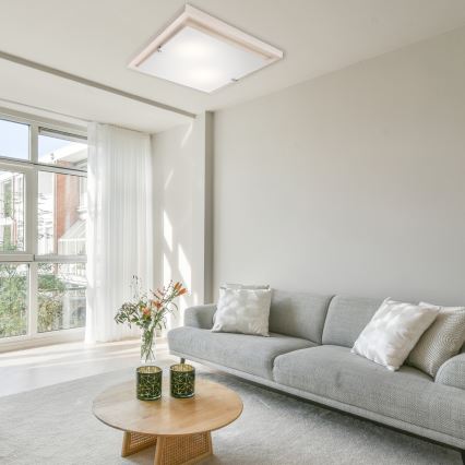 Потолен осветител 1xE27/60W/230V бук