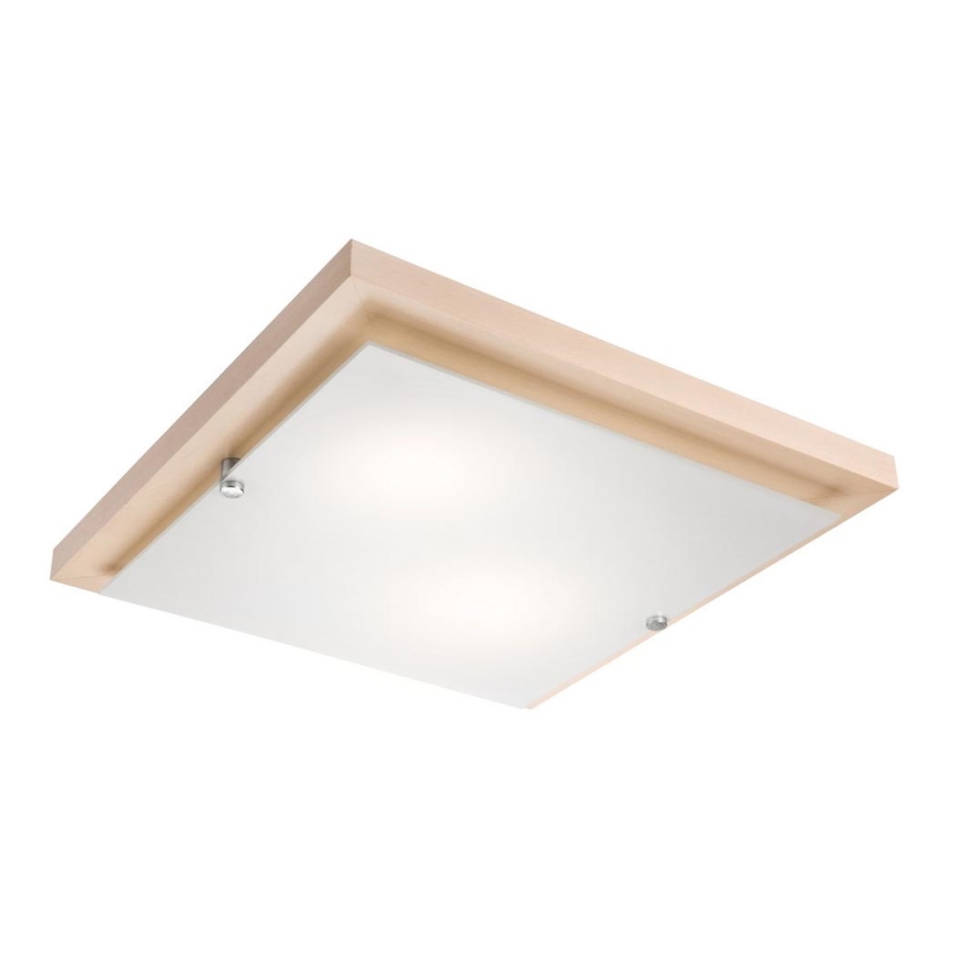 Плафон 2xE27/60W/230V бук