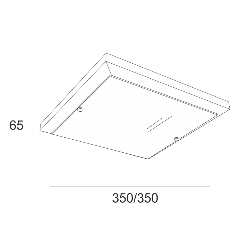 Плафон 2xE27/60W/230V бор
