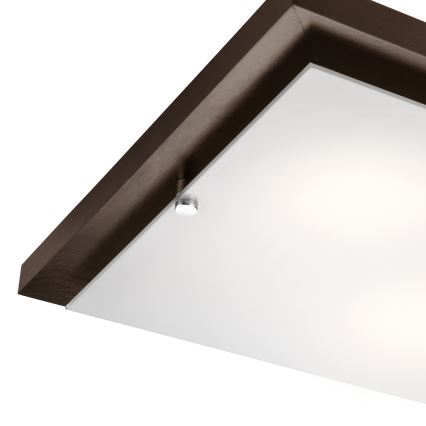 Потолен осветител 2xE27/60W/230V борова дървесина